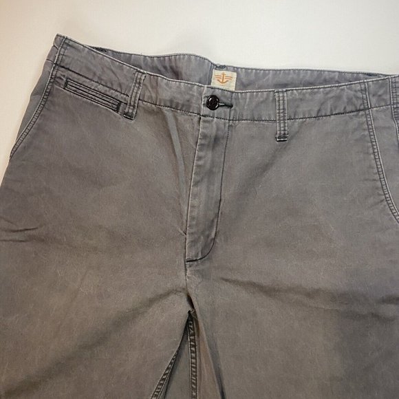 Men's Dockers Chino Pants Gray Classic Size 36 x 30 Cotton - Picture 6 of 9